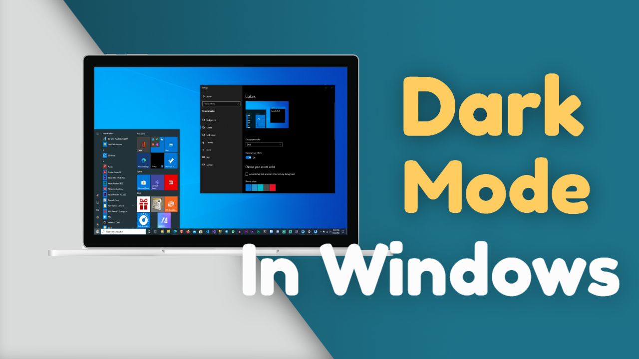How to Enable Dark Mode in Windows 10?